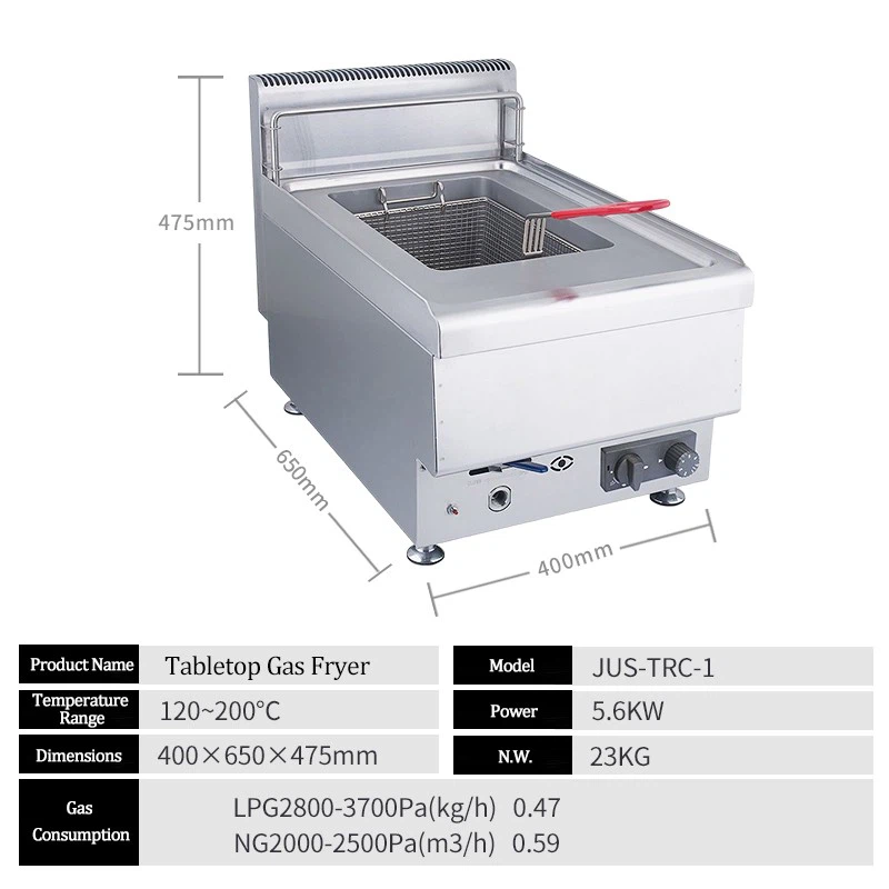 Tabletop Gas Fryer factory